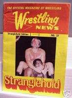 1974 Wrestling News Stranglehold Magazine Bruiser Sheik  