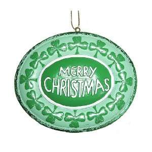   Christmas Irish Greeting Holiday Ornament #W30049