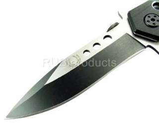 USMC Spring Assisted Knife MARINES Tactical Pocket Knives Stainless 