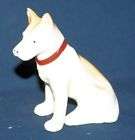 Vintage Chipped German Shepherd Dog Figurine Japan OLD