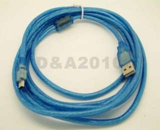 10 FT USB 2.0 A MALE TO MINI B 5 PIN MALE PC DATA CABLE  