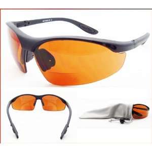 Bifocal Blue Blocker Sunglasses 2.00 Half Frame Polycarbonate Safety 