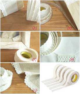 Roll decorative tape_White lace roll(3yd)