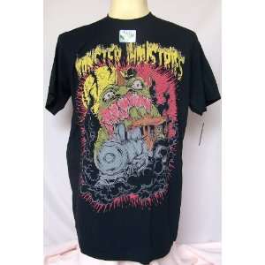 CLEARANCE SALE Cheap Rock Punk Biker Metal Death Train Monster T Shirt 