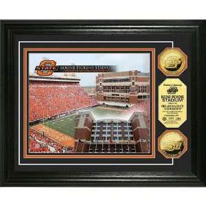 Oklahoma State University Boone Pickens 24Kt Gold Coin Photomint 
