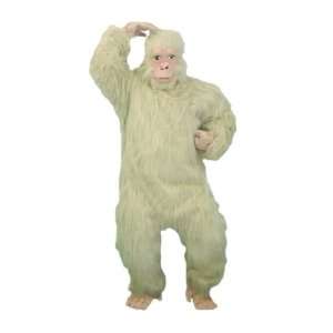    Adult Deluxe Beige Gorilla Suit Costume Size 42 50 