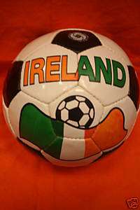 IRELAND COUNTRY FLAG SOCCER BALL WORLD CUP SIZE 5  