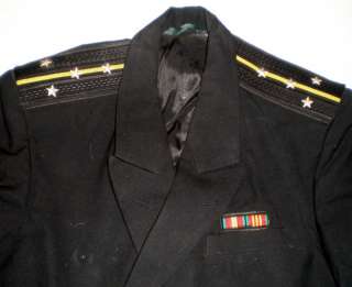 Vintage Russian Soviet Navy Officer Uniform Naval Black Jacket 