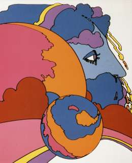 Astral World Watcher 2002 Color Print by Peter Max  