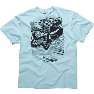  Fox Racing Wild In The Streets T Shirt   Small/Ice Blue 