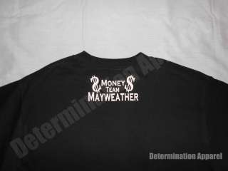Floyd Mayweather T Shirt HARD WORK & DEDICATION Money Team Boxing 
