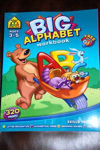 Big Alphabet Workbook by School Zone (2007, Paperback) 9781601590169 