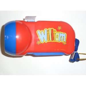 My Name Personalized Flashlight William Toys & Games