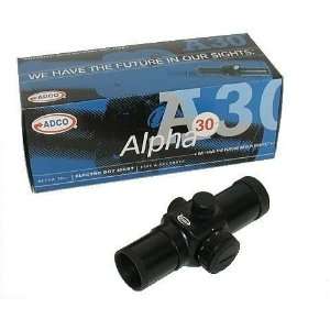  ADCO International Adco Black Alpha Dot Sight w/30mm Tube 
