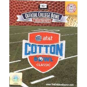 2012 AT&T Cotton Bowl Classic Game Patch (Arkansas vs. Kansas State 