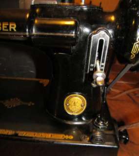 1951 Vintage Singer Featherweight Sewing Machine AK 618749 Clean Runs 