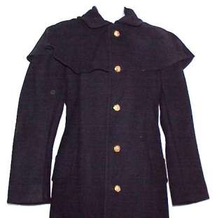 WWI RUSSIAN MILITARY WOOL OVERCOAT W/CAPELET COSSACK  