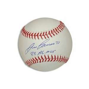  Jose Canseco Autographed Baseball Inscribed with 88 AL 