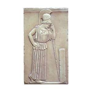  Contemplative Athena Greek Wall Relief