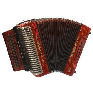   CXIIIVAR Corona III V XTREME ADG Accordion   Red Musical Instruments