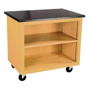  Mobile Storage Cart with Open Front Shelves Arts, Crafts 