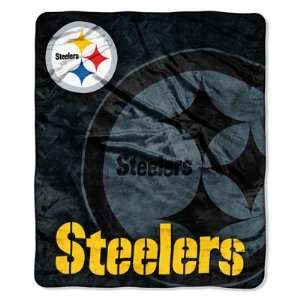  Pittsburgh Steelers 50 X 60 Rollout Raschel Fleece Blanket 