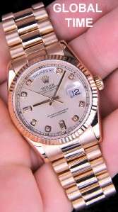   serial 2007 factory pink diamond dial retail now over $ 37000