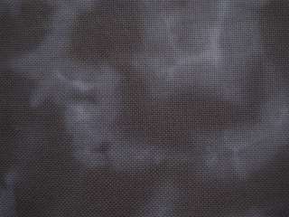 Black 16 ct Aida, Hand dyed Cross Stitch Fabric  