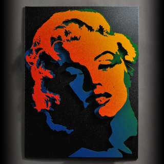 Marilyn Monroe Pop Metal Wall Art Steel Sculpture 3D Portrait Decor 