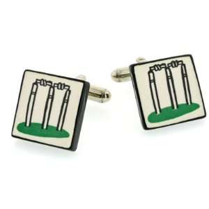   Cricket cufflinks with presentation box. Made in England Jewelry