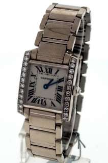 Cartier Tank Francaise 18k Diamond $28,200 Ladies Watch  