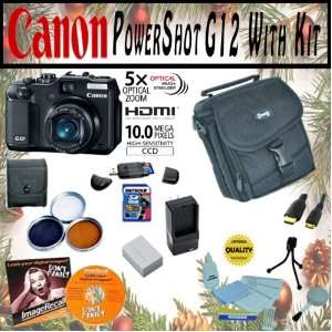  Canon PowerShot G12 10MP Digital Camera with Ultimate 