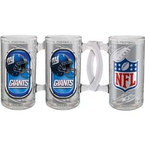  NFL New York Giants High Definition Sport Mug  Set of 2 