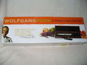 WOLFGANG PUCK 3 PC. CARVING SET (NEW IN BOX)  