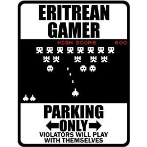  New  Eritrean Gamer   Parking Only ( Invaders Tribute 
