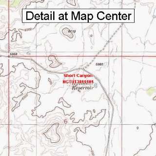   Map   Short Canyon, Utah (Folded/Waterproof)