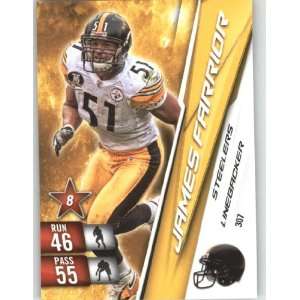 2010 Panini Adrenalyn XL NFL Football Trading Card # 307 James Farrior 