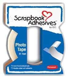 3L Scrapbook Adhesives PHOTO TAPE dispenser   81 FEET  