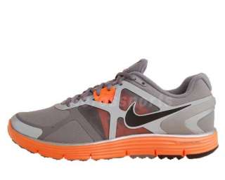 Nike Lunarglide 3 Shield Grey Orange 2011 H2O Repel Mens Running Shoes 