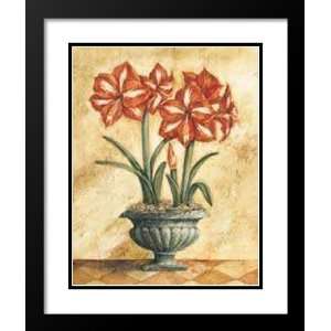  Tina Chaden Framed and Double Matted Art 25x29 Red and 