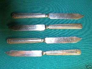 Wm Rogers Wallingford silverplate fruit knives  