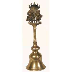  Tibetan Silver Temple Bell Garuda and Hanuman Bell 