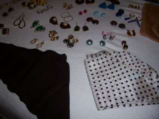 Huge Lot of 60 Vintage Estate Costume Jewelry, Purses and More  