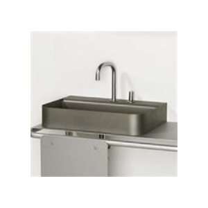  Whitehaus AELA55BL Rectangular Washbasin W/ Integral Drain 