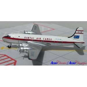  Aeroclassics Qantas Air Cargo DC 4 Model Airplane 