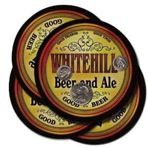 WHITEHILL Family Name Beer & Ale Coasters 