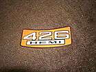 1966 DODGE CORONET CHARGER 426 HEMI AIR CLEANER DECAL