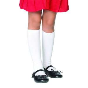   Party By Leg Avenue White Knee Socks Child / White   Size Medium/Large
