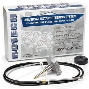 Uflex Dual Cable Rotech Steering System Kit ROTECHII16 16 ft Cable 