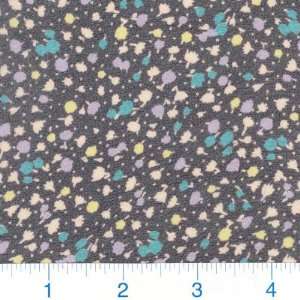  45 Wide Silk Chiffon Tiny Flowers Blue/Azure Fabric By 